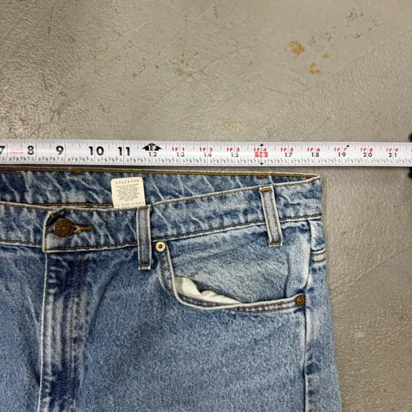Vintage Levi's 505 Regular Fit Jeans Light Wash Orange Tab 36 x 29 - Picture 4 of 8